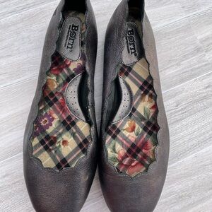 Born gray/blue metallic Flats Comfortable Slip-On Loafers